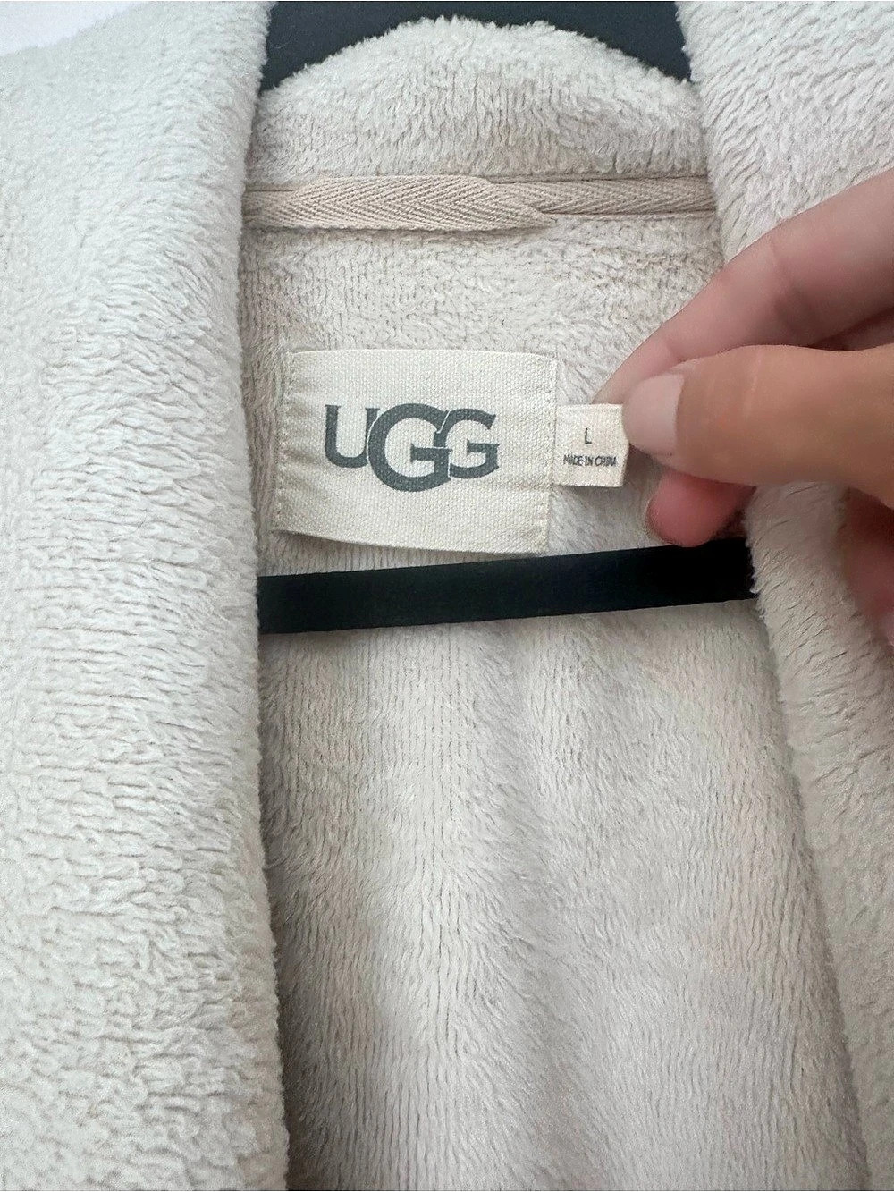 UGG Duffield II Robe Taupe Large - Picture 4 of 5